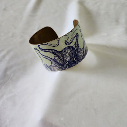 Vintage Two's Company Octopus Cuff Bracelet