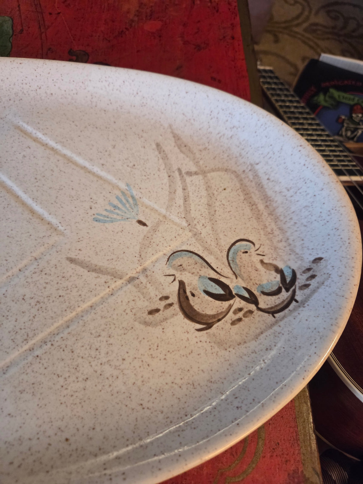RED WING USA BOB WHITE QUAIL PLATTER