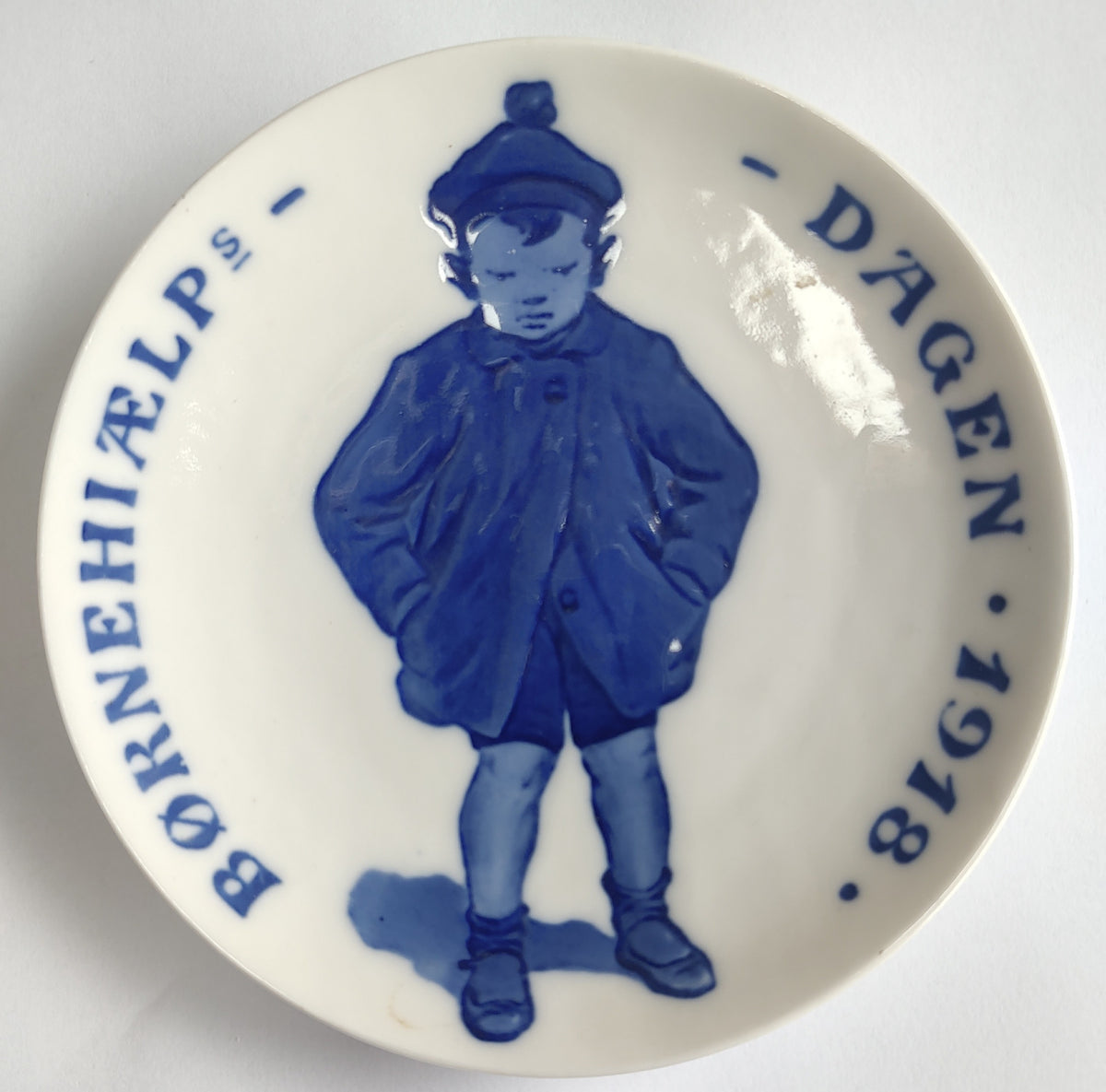 Royal Copenhagen Children's Welfare Day Plate 1918