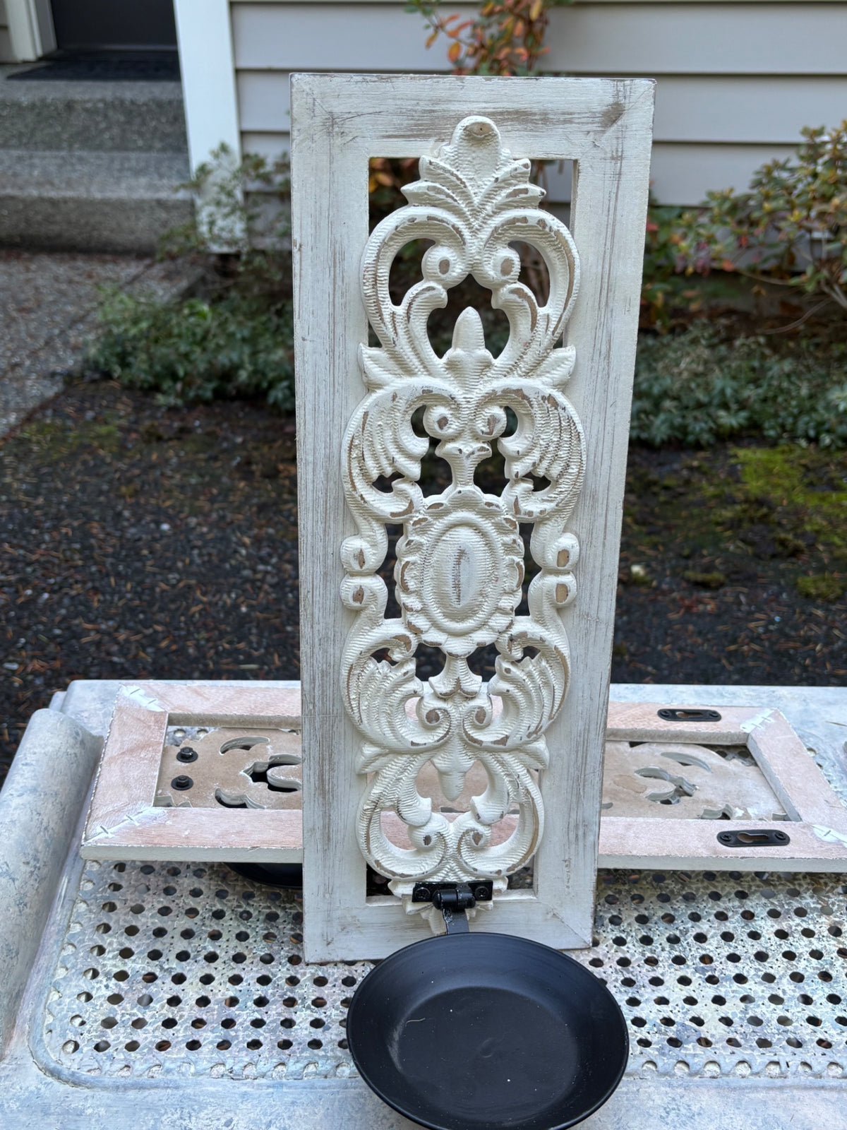 Candle plaque