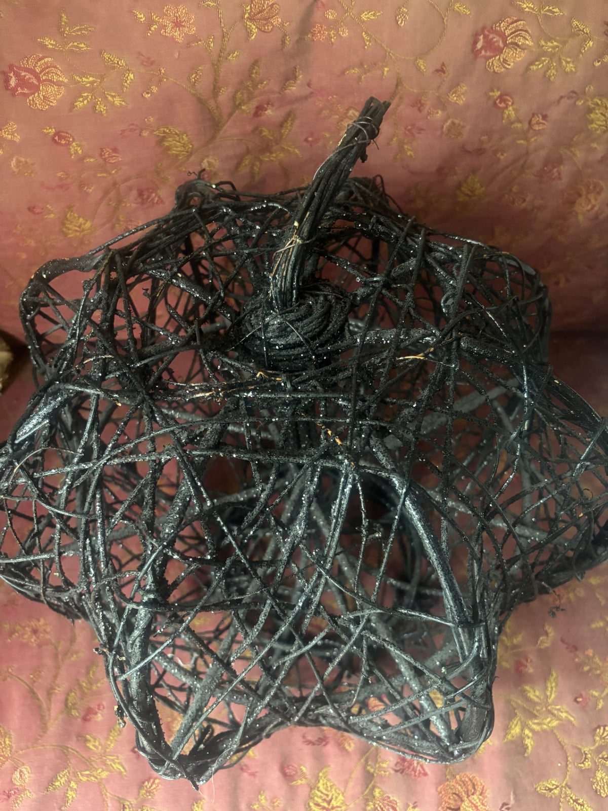Large Black twig pumpkin