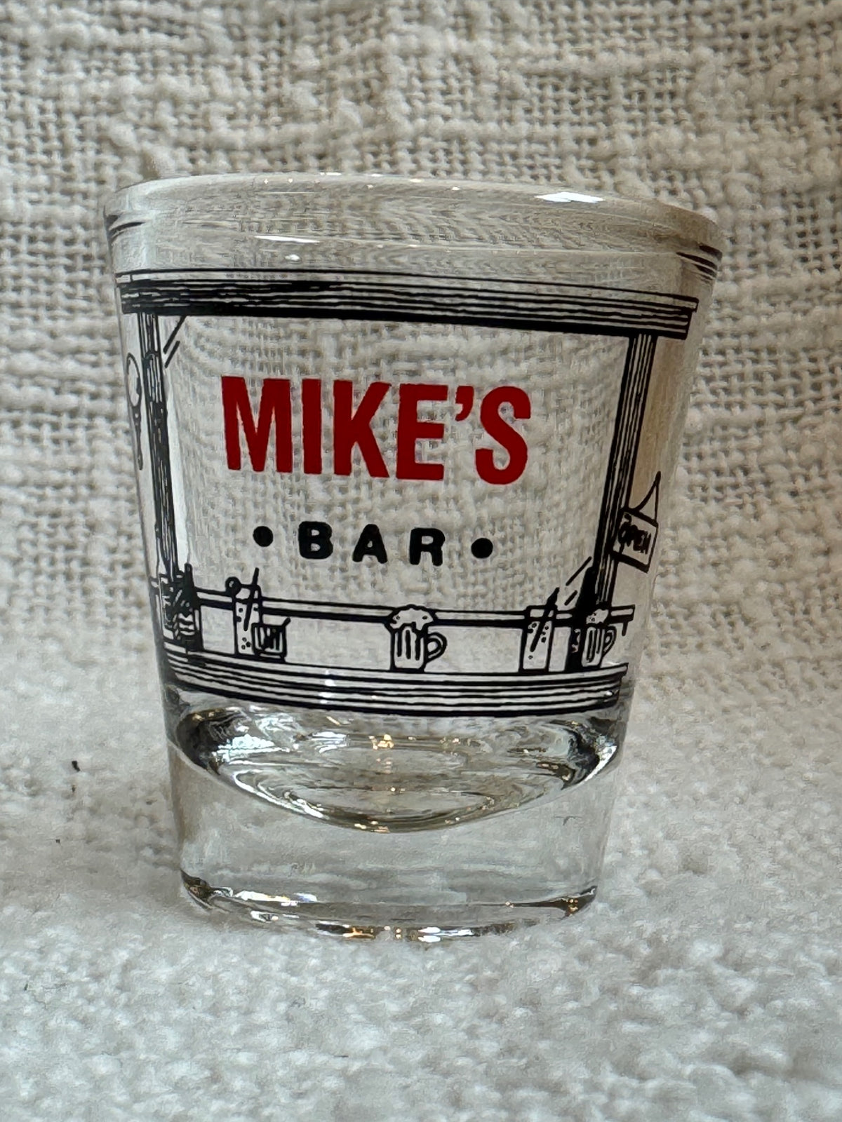 Mike’s Bar glass 