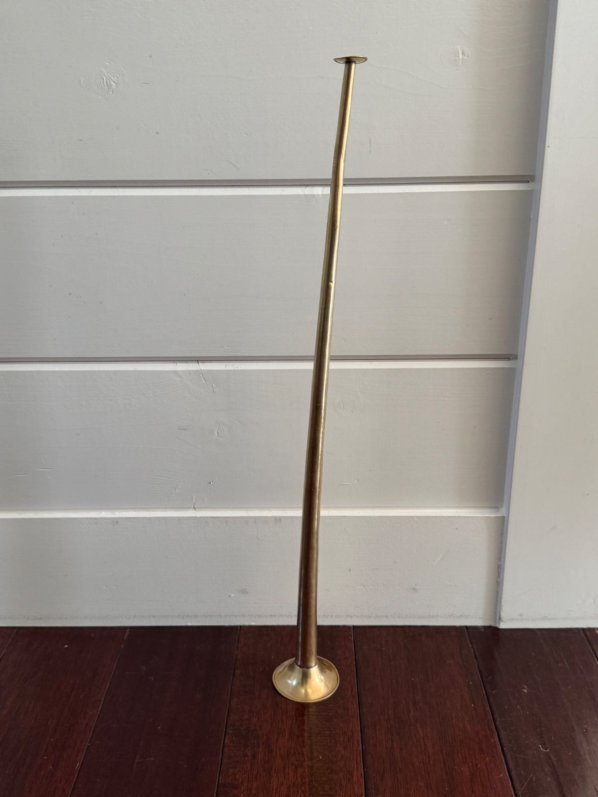 Vintage Brass Heraldic buisine bugle/fanfare 