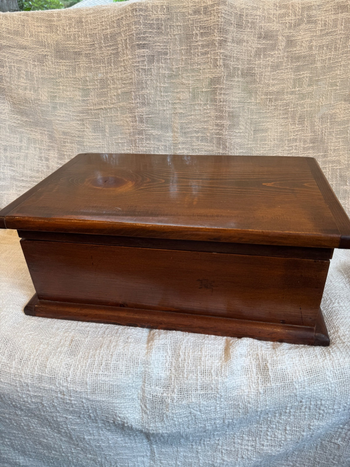 Big vintage handcrafted box 