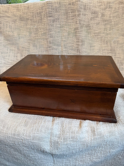 Big vintage handcrafted box 