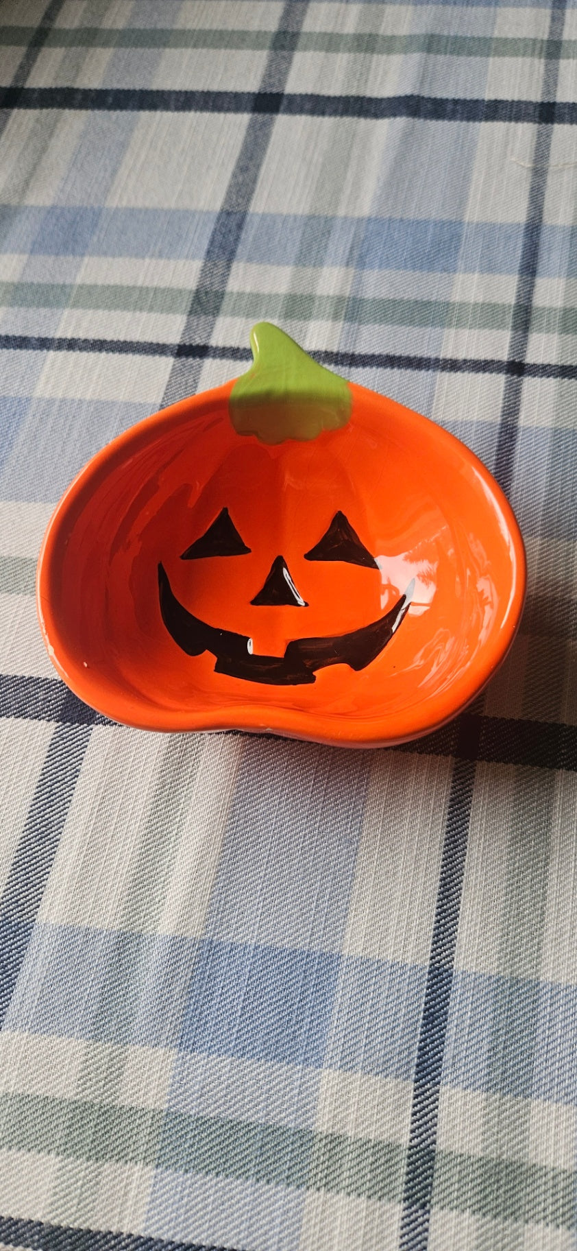 Pumpkin candy dish