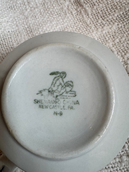 Vintage 1950’5 Shenango china owls Rice university  Huston Tx. Cup & saucer 