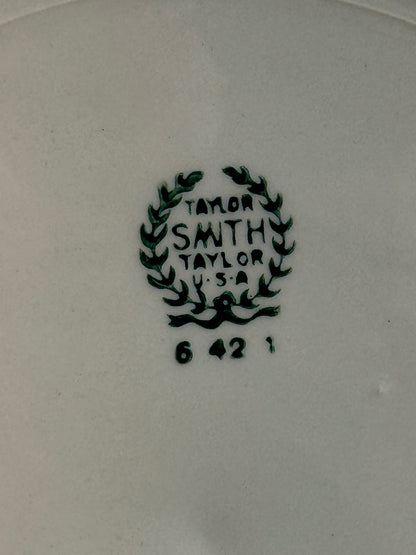 1942 Taylor Smith & Taylor lunch plate 