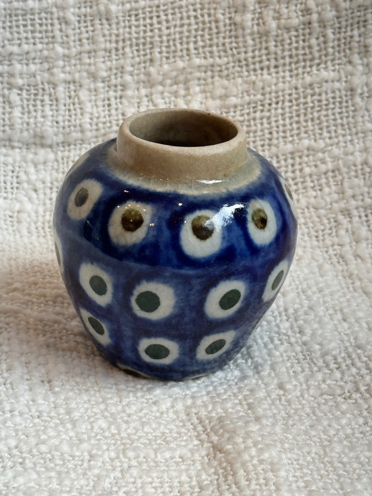 Vintage small pottery vase