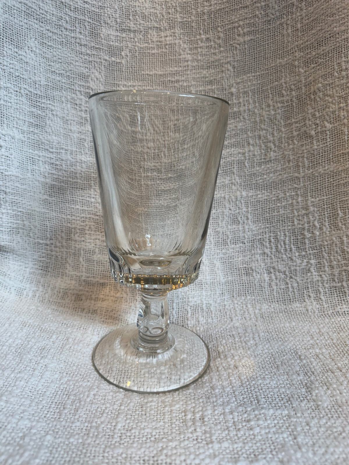 Antique early American pressed glass celery vase 