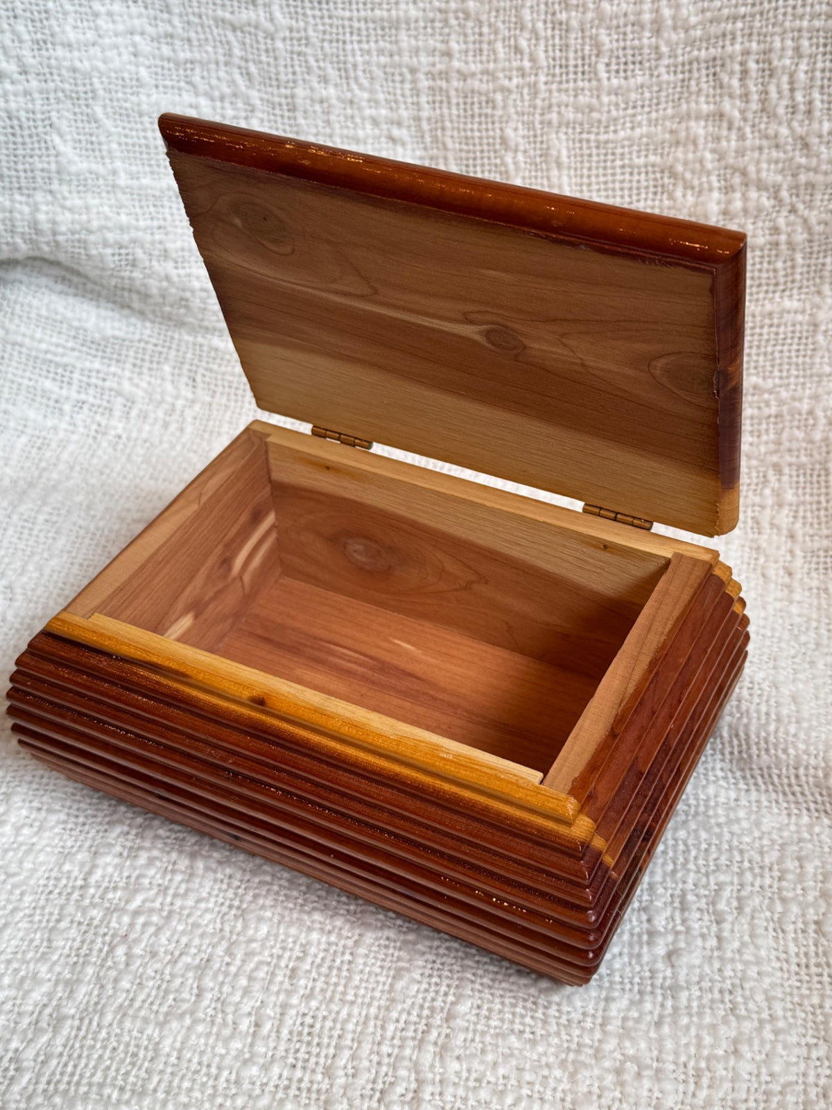 Cedar wood box from Leavenworth