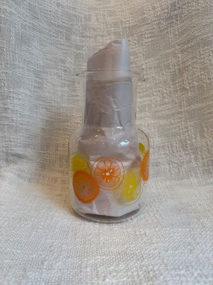 PUREX vintage juice carafe w/ yellow lid