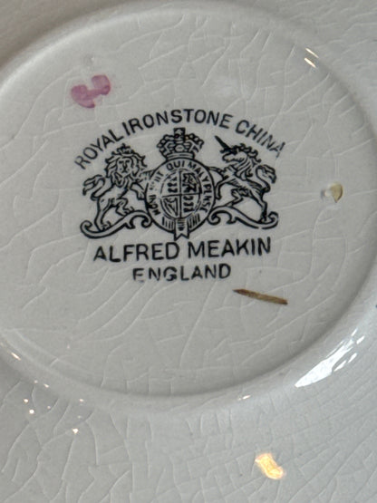 Tea Leaf ironstone butter pat c. 1890’s England