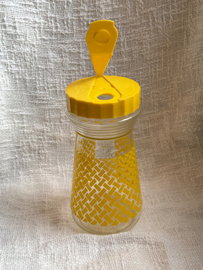 Mid century juice carafe yellow