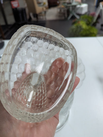 Mid Century L.E. Smith Clear Glass Tom Turkey