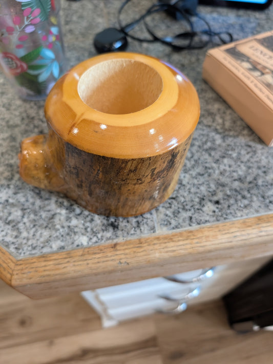 Wooden  Candle Holder by WA Artist Joe Noble