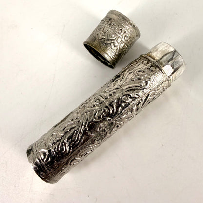 Ornate Sewing Beading Needle Case