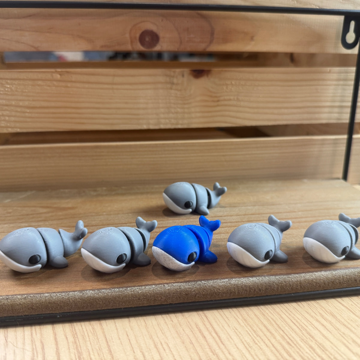 3D Printed Mini Whales Articulating
