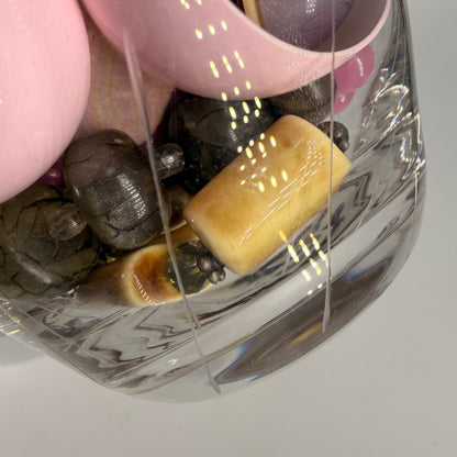 Vtg Rose Vase - Jewelry Treasure