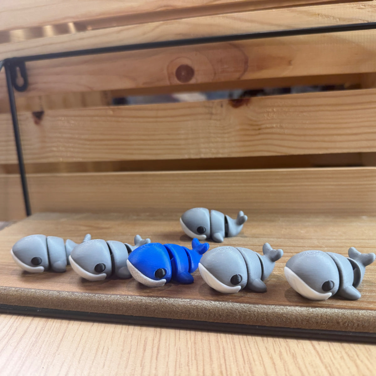 3D Printed Mini Whales Articulating