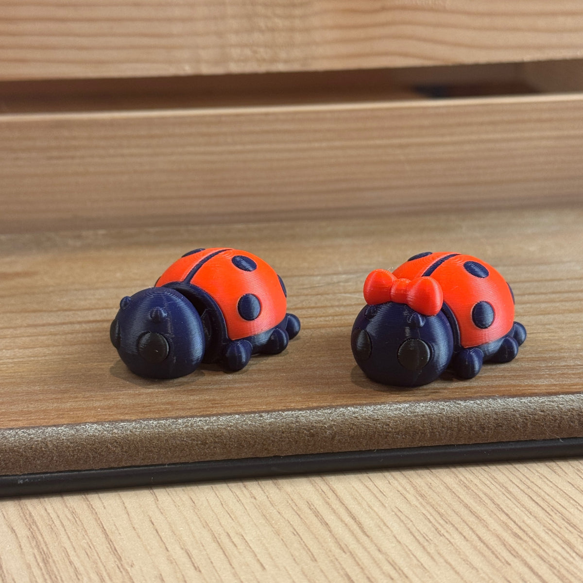 3D Printed Lady Bugs Articulating