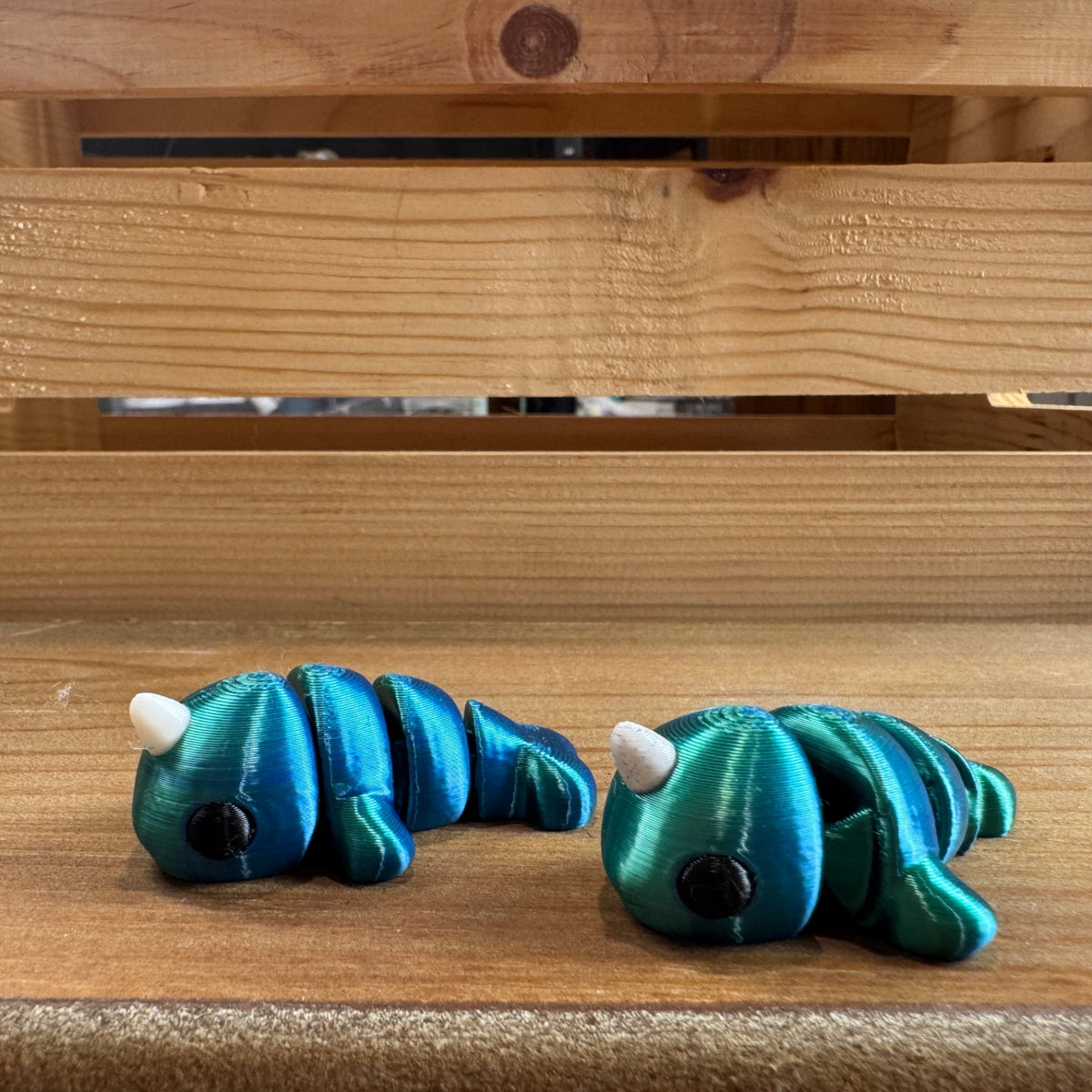 3D Printed Narwhals Articulating