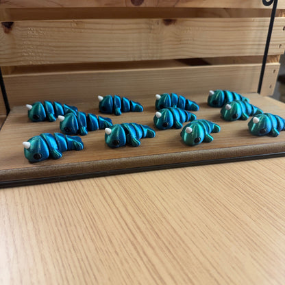 3D Printed Narwhals Articulating
