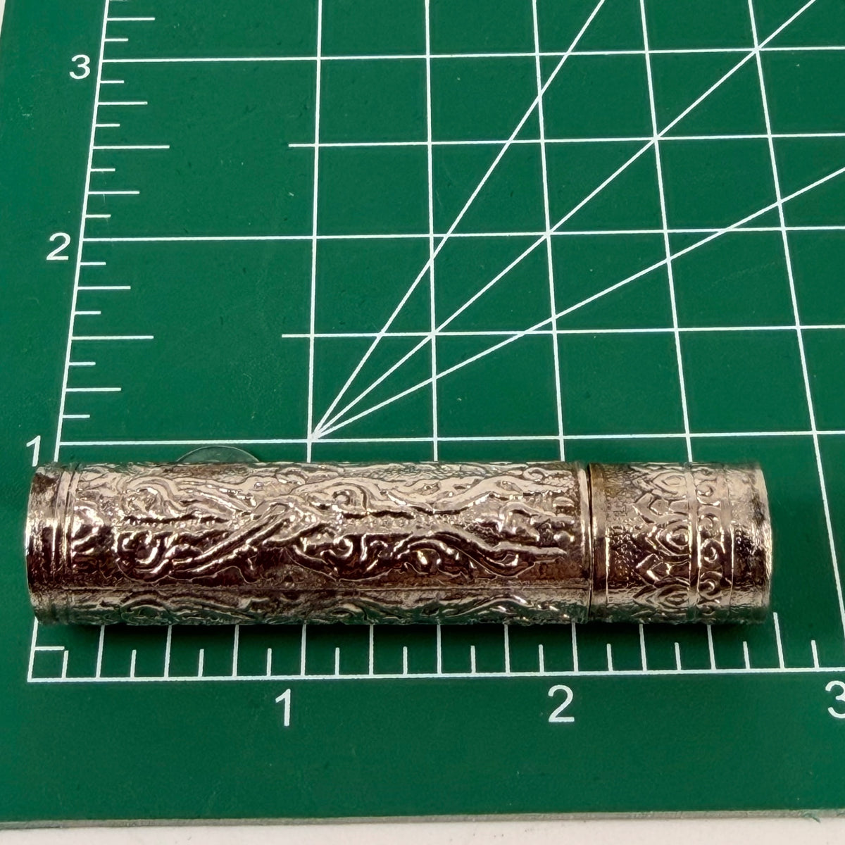 Ornate Sewing Beading Needle Case