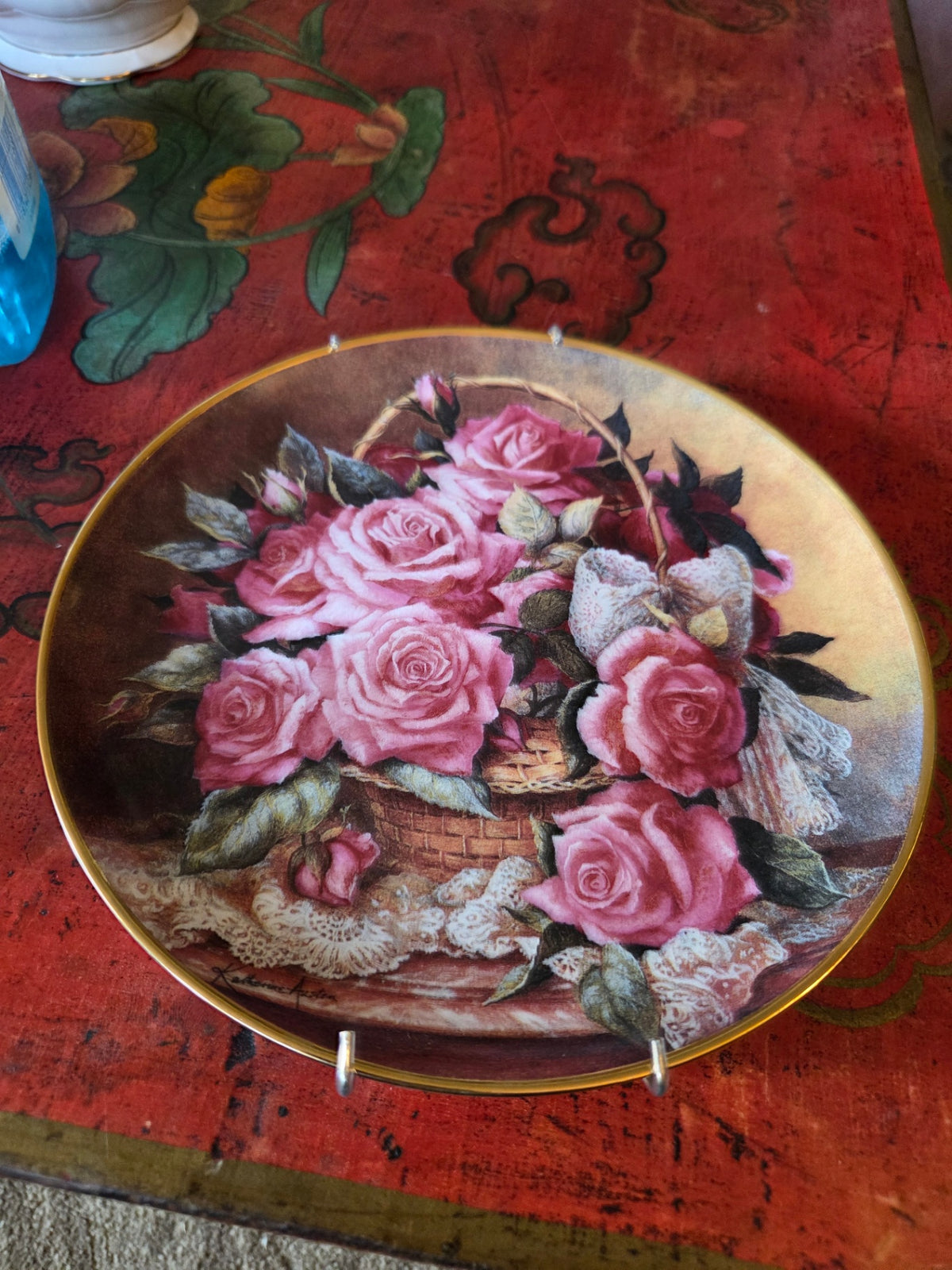 Monaco rose plate