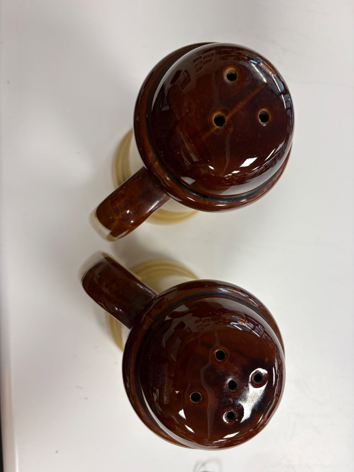 Large Ceramic Salt and Pepper Shakers 
