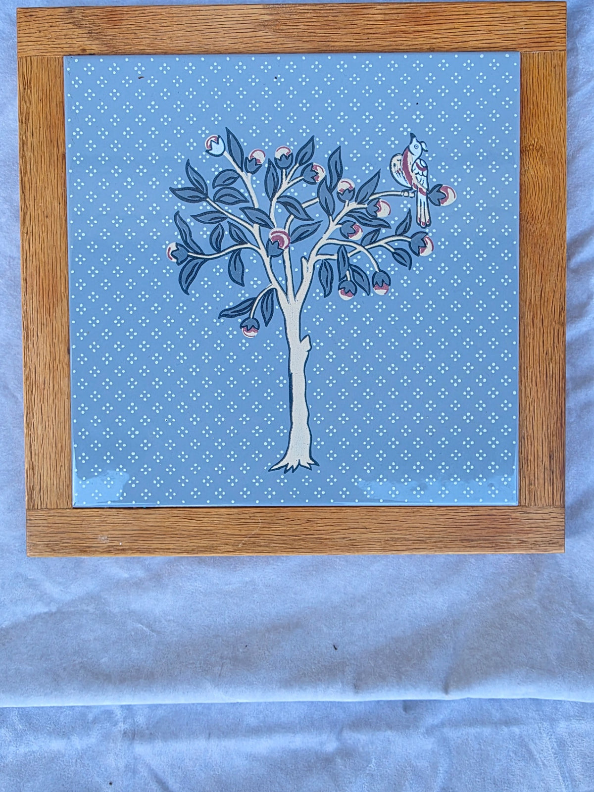 TRIVET TILE BIRD OF PEACE FROM ITALY.