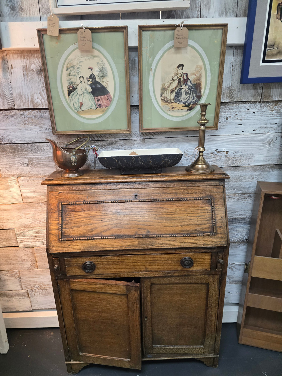 Old desk hutch