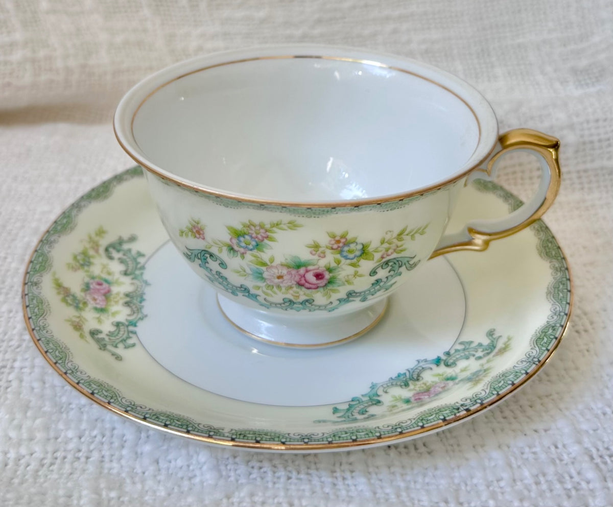 Neurological China teacup and saucer
