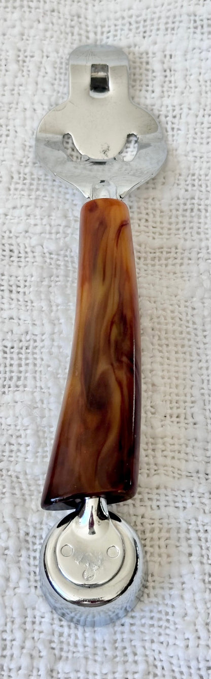 MCM Caramel Bakelite bar tool opener