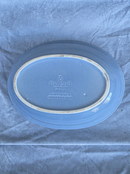 PFALTZGRAFF ESSENCE BLUE DISH, VERY RARE.