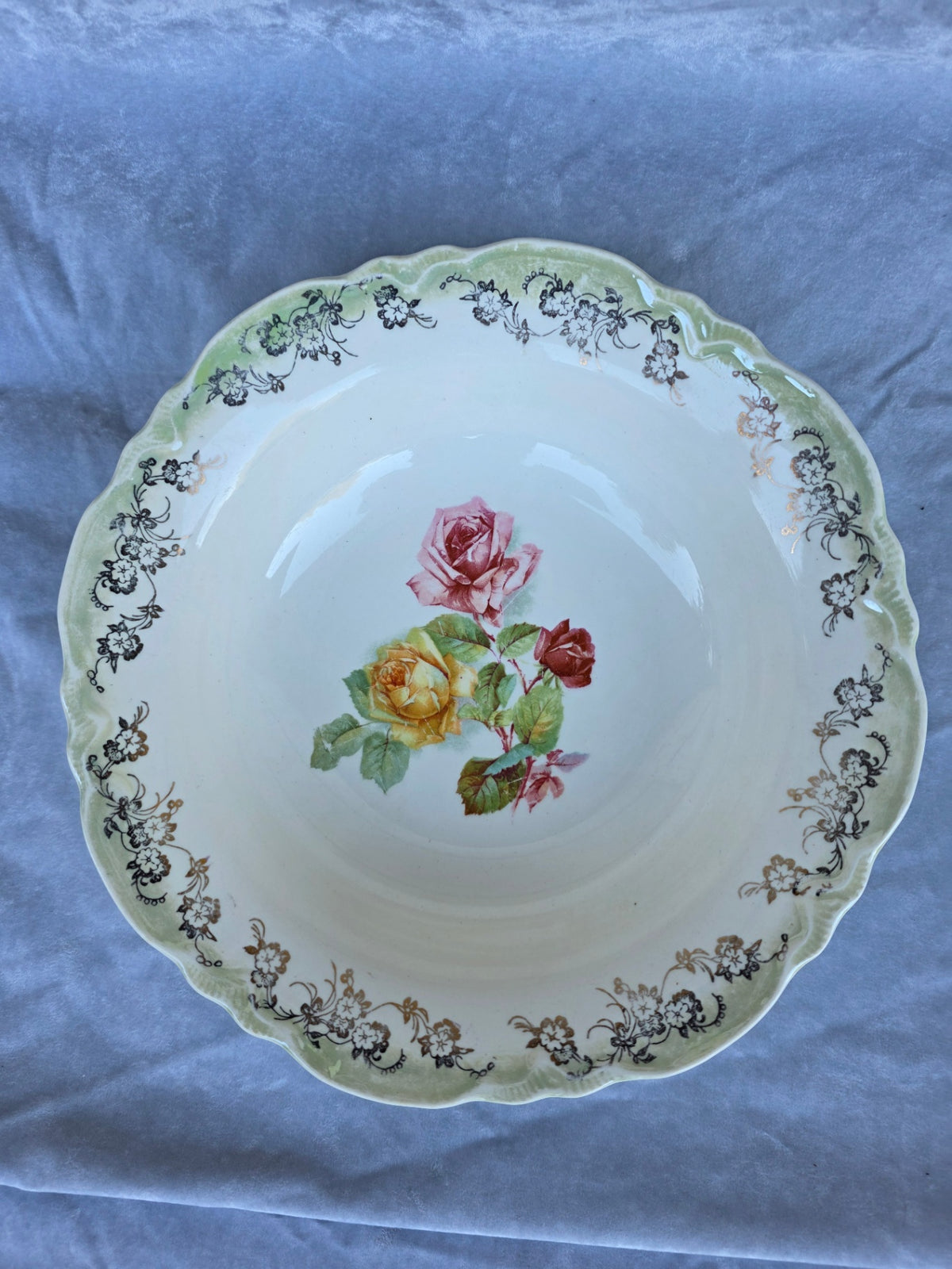 THOMPSON EAST LIVERPOOL, OHIO TRANSFER WARE DISH