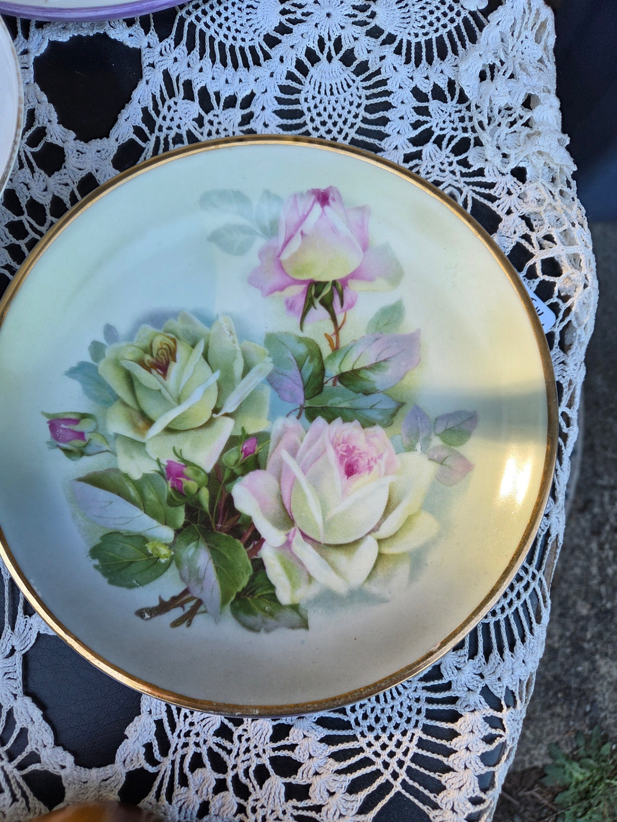 Silesia hand painted plate