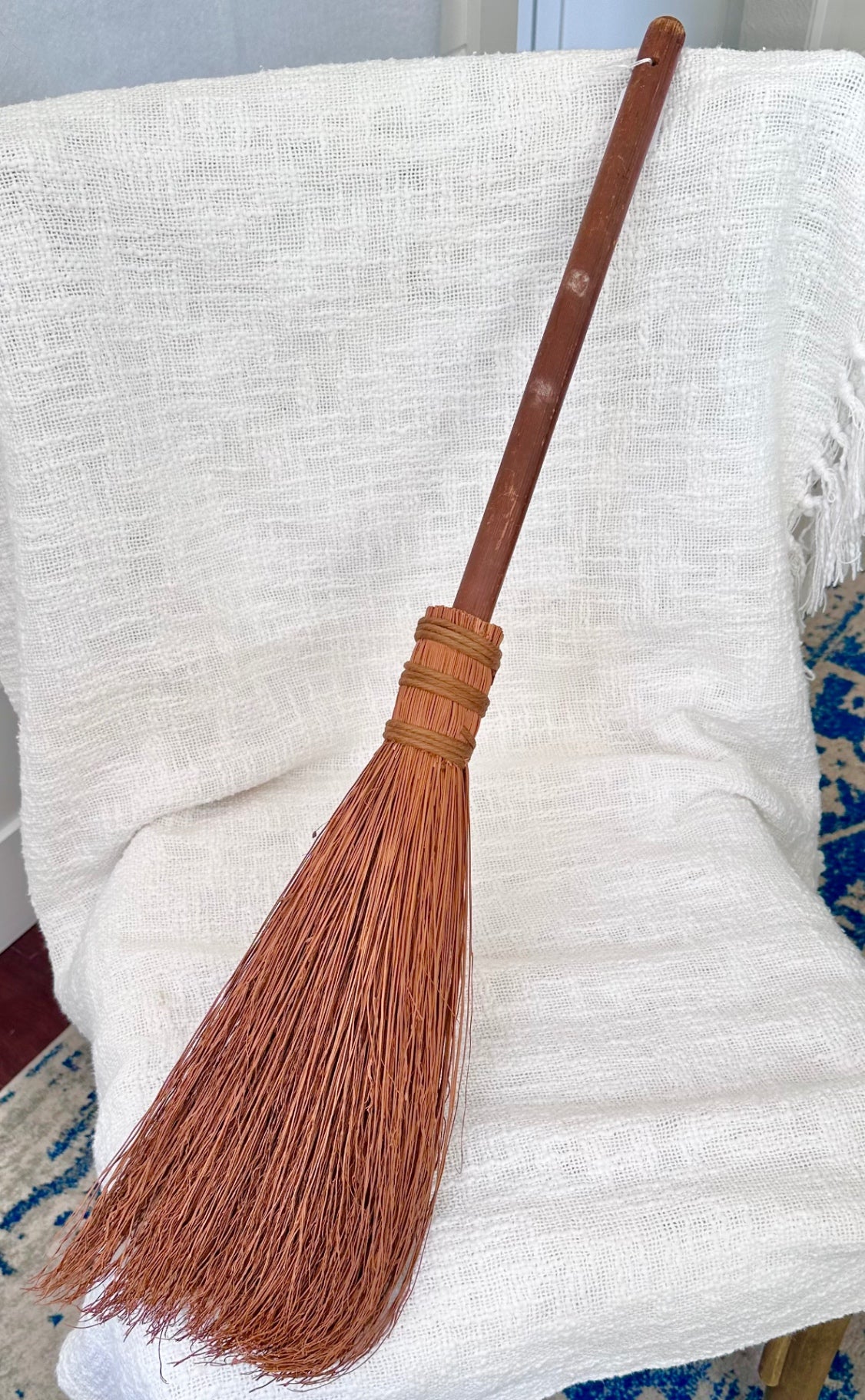 Vintage hearth broom