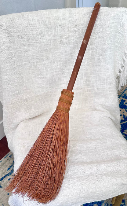 Vintage hearth broom