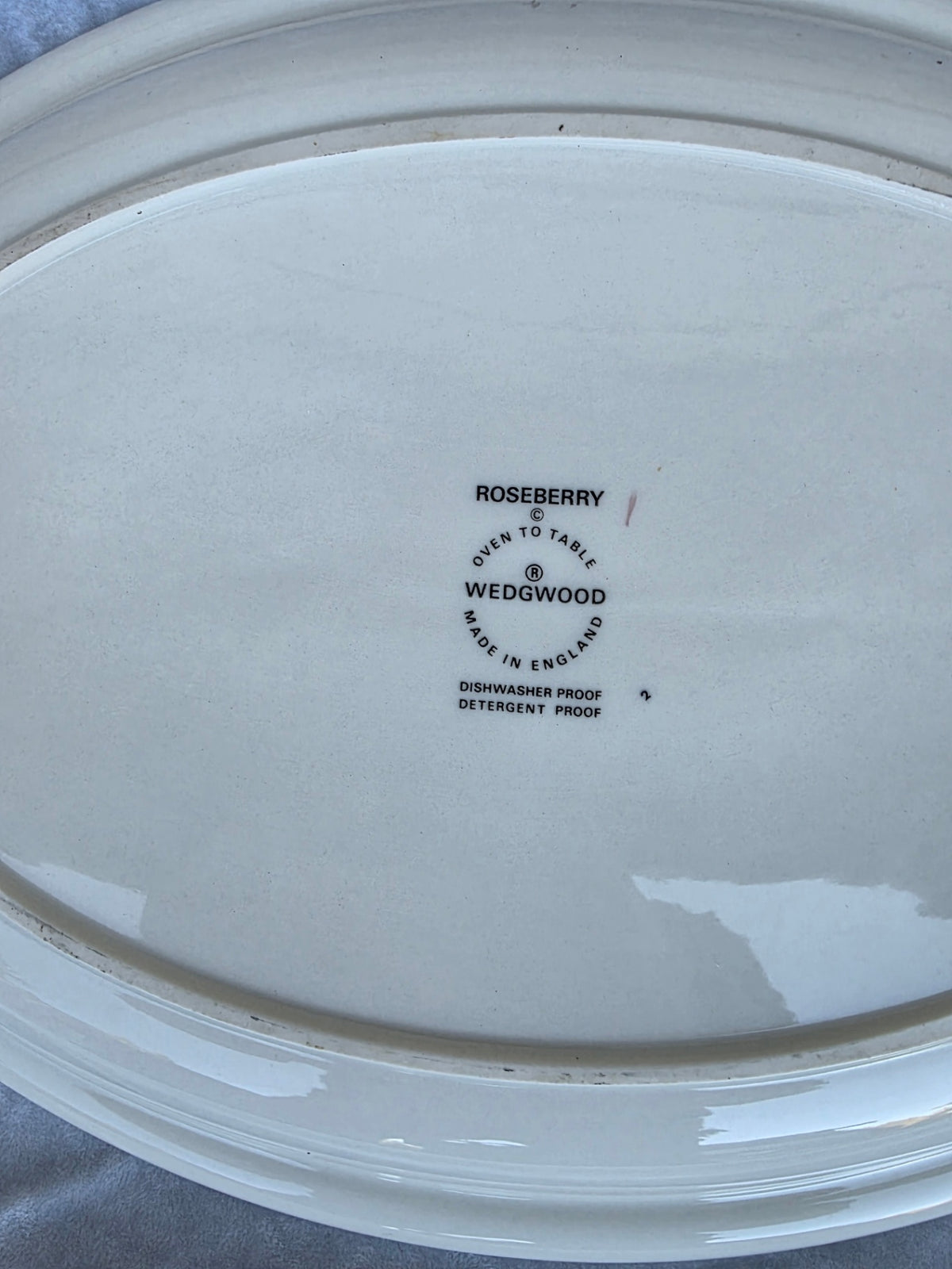 WEDGEWOOD ROSEBERRY, SERVING PLATTER.