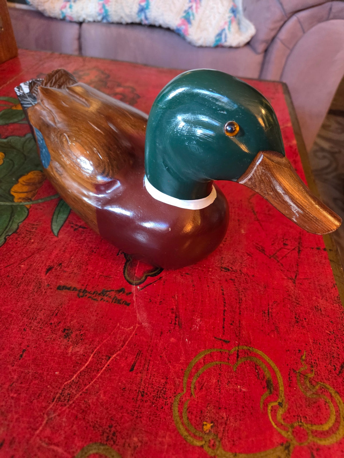Hand carved larrard dick