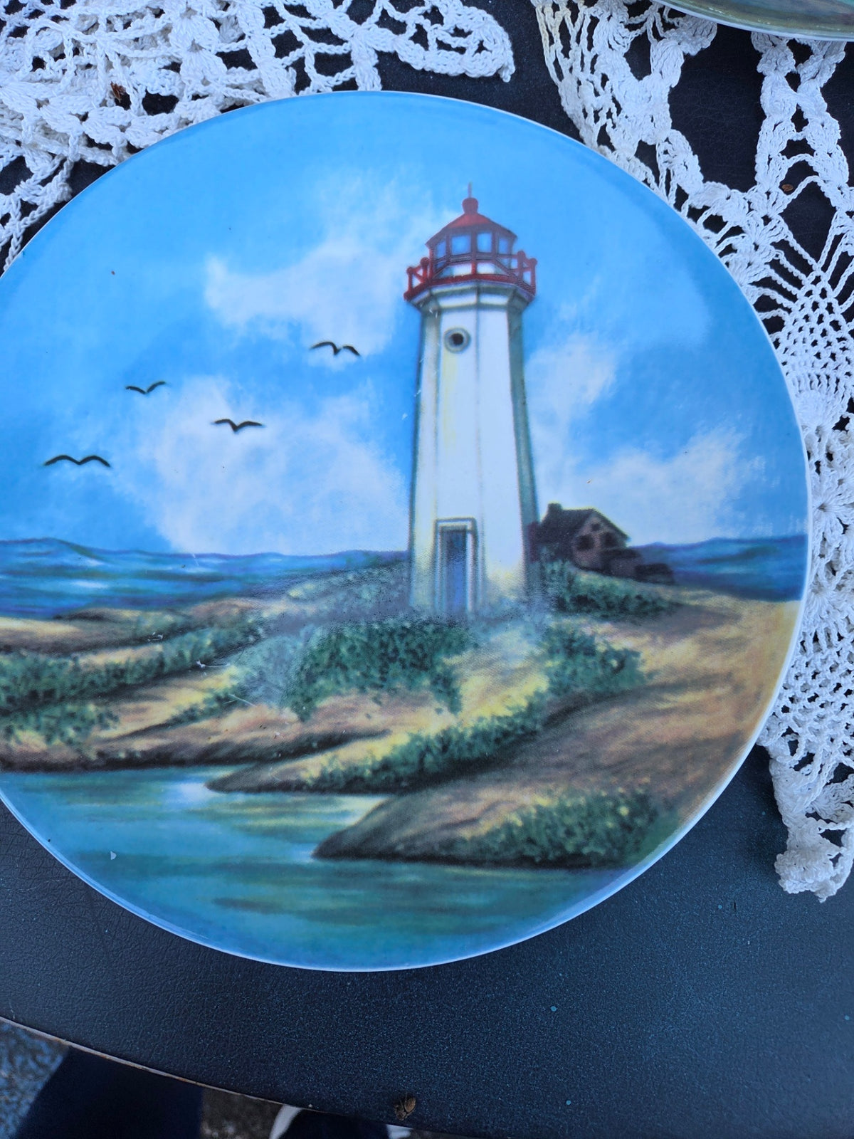 By the sea plate