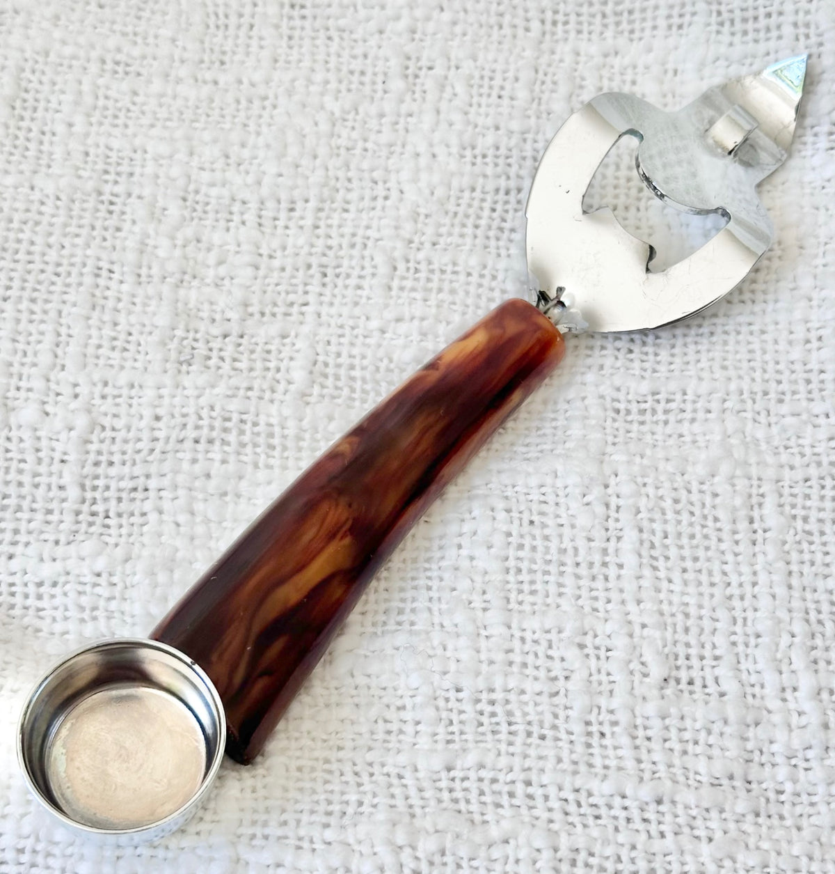 MCM Caramel Bakelite bar tool opener