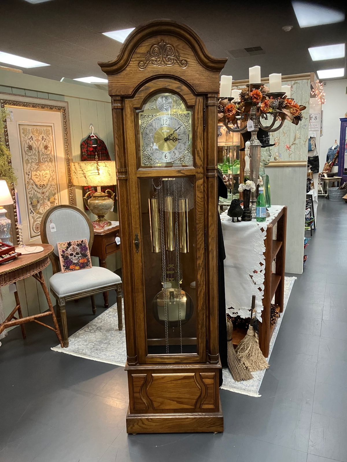 HOWARD MILLER, Tempus Fugit, grandfather clock