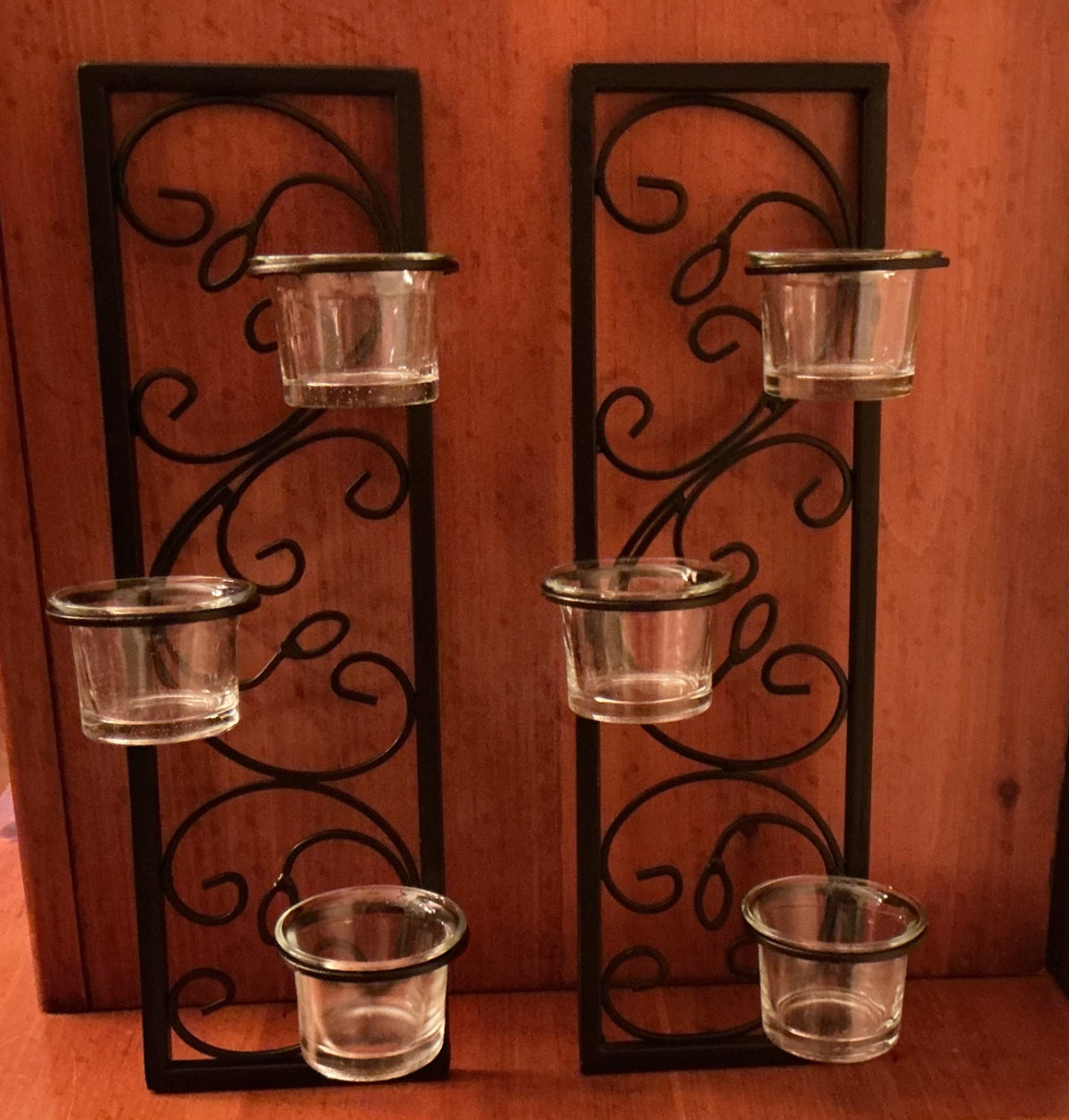 Scrollwork framed wall decor