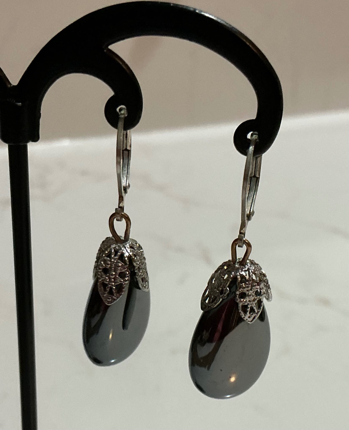 HEMATITE EARRINGS