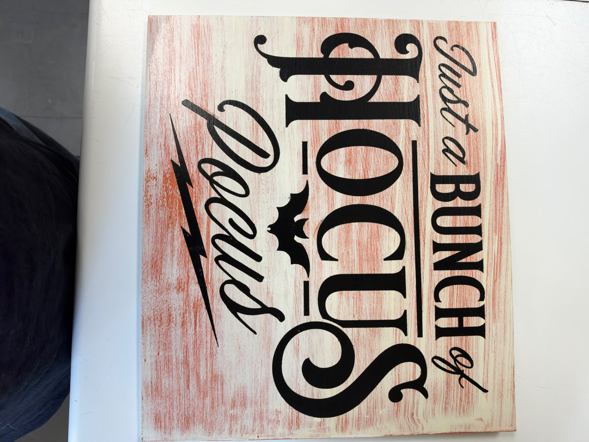 Halloween Decor Sign