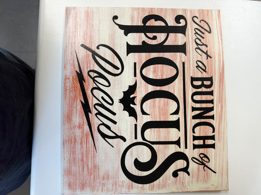 Halloween Decor Sign