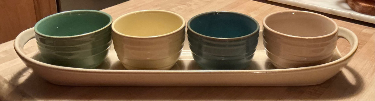 5 Piece Condiment Serving Set