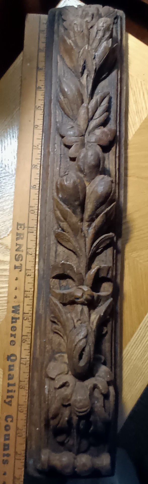 Heavy Cast Decorative Scrolled Art 16"